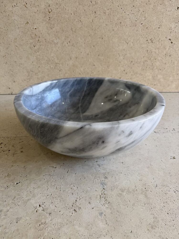 Umivaonik Silver Wave — Travertin Silver